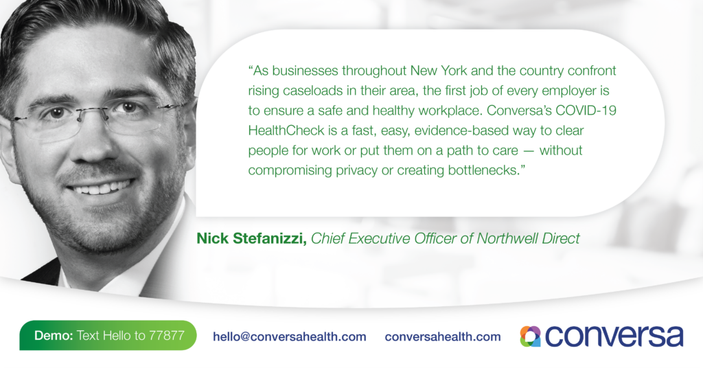 Conversa Health's COVID-19 HealthCheck
