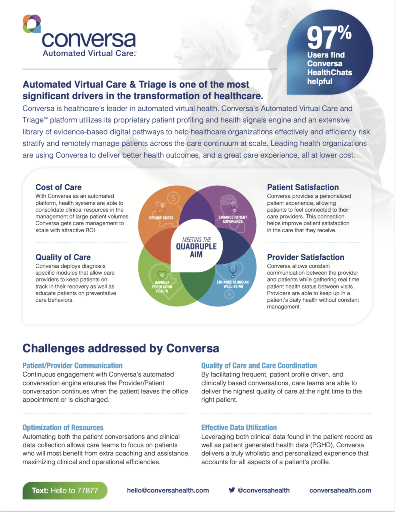 Conversa Health Overview
